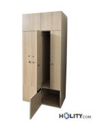Umkleideschrank aus beschichtetem Holz h526_02