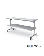 Instrumententisch für OP-Saal, 2 Ablagen, 140 cm h564_65