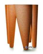Vase aus Polyethylen h6437 orange