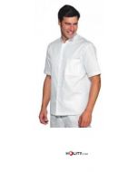 Coreana-lavoro-uomo-in-cotone-a-mezza-manica-h6594