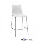 Barhocker mit recycelbarer Kunststoffschale h74179