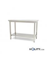 Edelstahltisch-mit-Ablagefläche-h83327