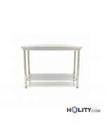 Edelstahltisch-mit-höhenverstellbaren-Füßen-h83329