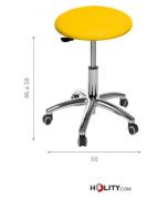 Medizinischer-Rundhocker-Aluminiumfuß-h904_14