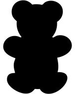 Selbstklebende-Tafel-in-Bärenform-h14847