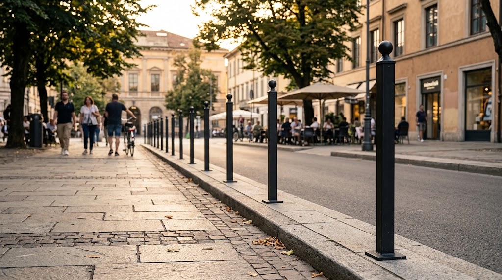 Poller für Gehwege und Fußgängerzonen: Auswahlkriterien