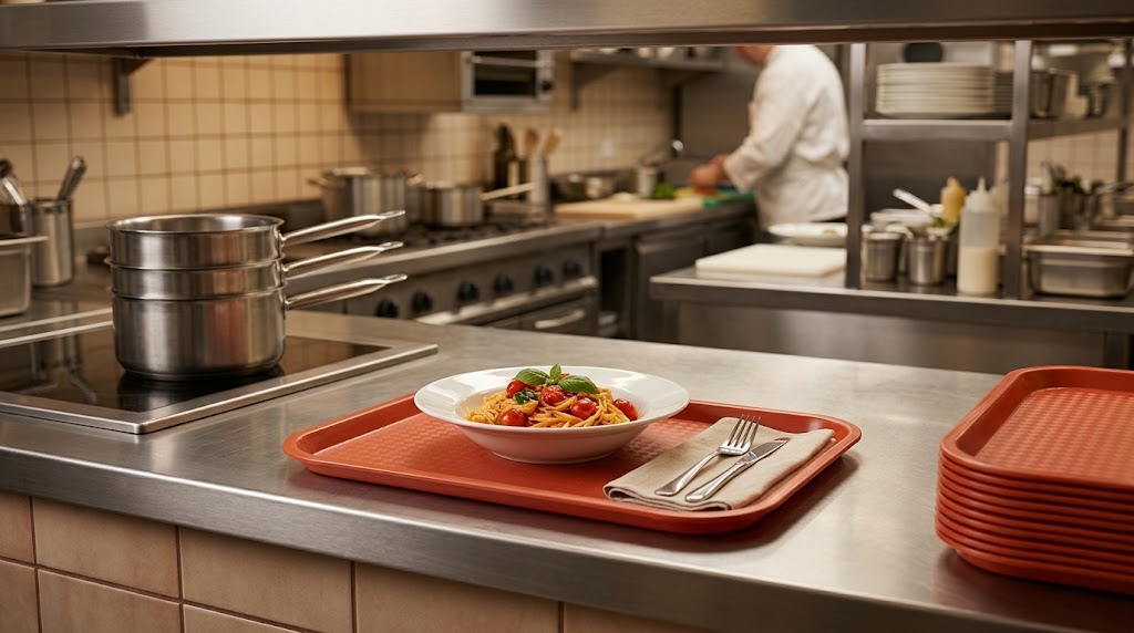 Tabletts für Catering: Lösungen für Kantinen, Bars und Hotels