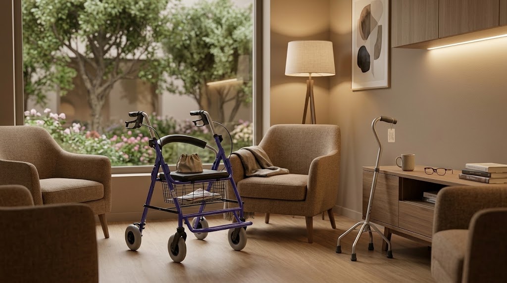 Gehhilfe oder Rollator: Welche Unterschiede sind in einer Gesundheitseinrichtung zu beachten?