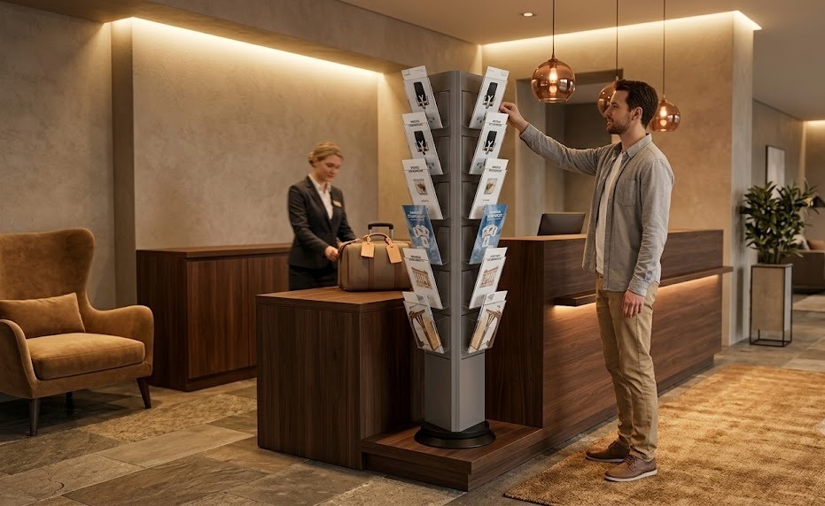 So nutzen Sie das gedruckte Informationsmaterial Ihres Hotels