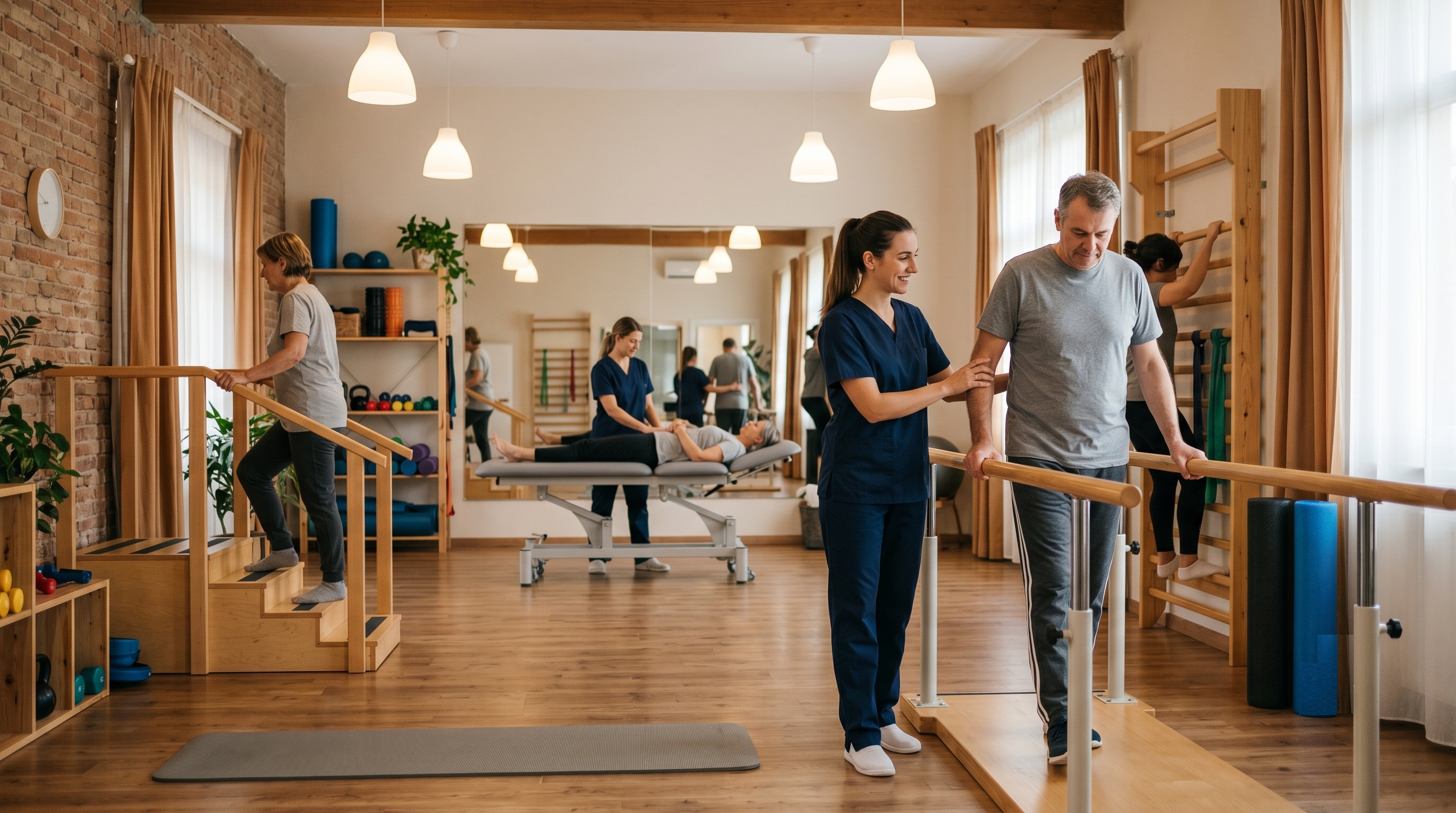 Einrichtung eines Rehabilitationszentrums: Geräte- und Raumorganisation