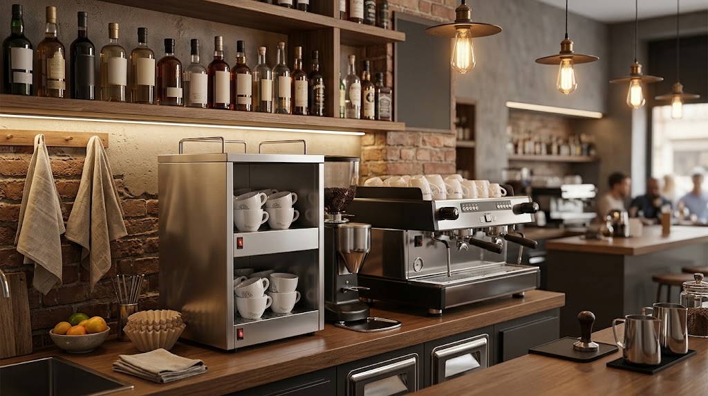 Elektrischer Tassenwärmer: Kaffeegenuss in der Tasse. Ein Moment genussvoller Entspannung.