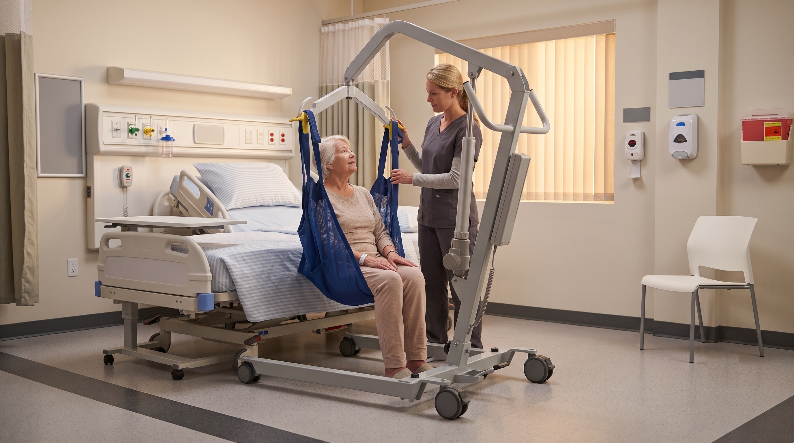 Patientenlifter: Ein Leitfaden zur Auswahl für Krankenhäuser, Kliniken und Pflegeheime.