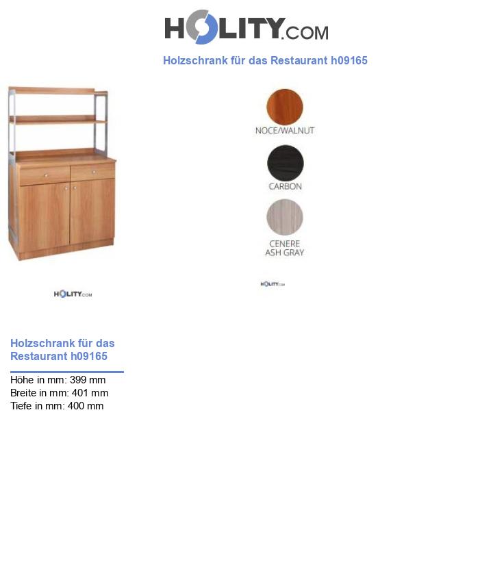 Holzschrank für das Restaurant h09165