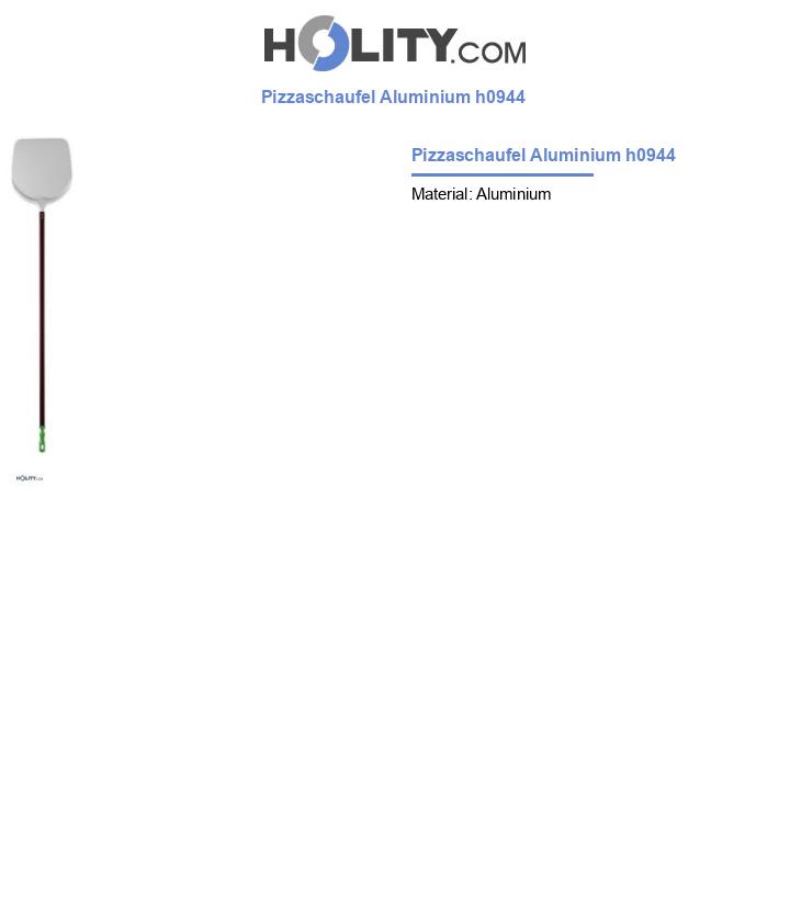 Pizzaschaufel Aluminium h0944