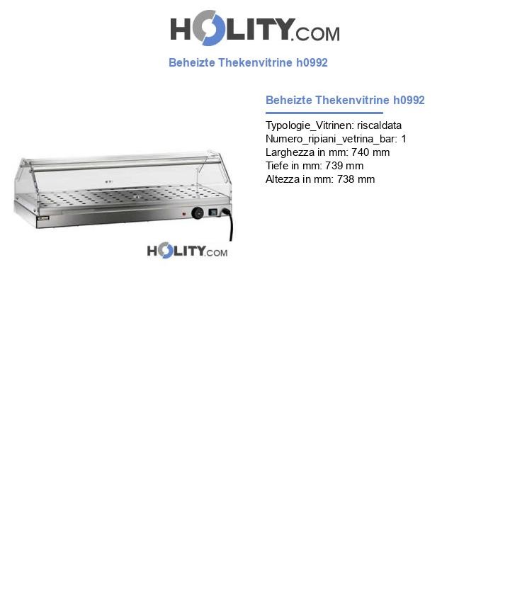 Beheizte Thekenvitrine h0992