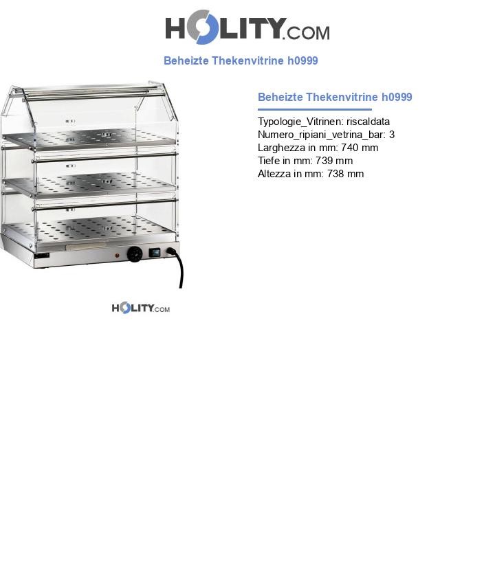 Beheizte Thekenvitrine h0999