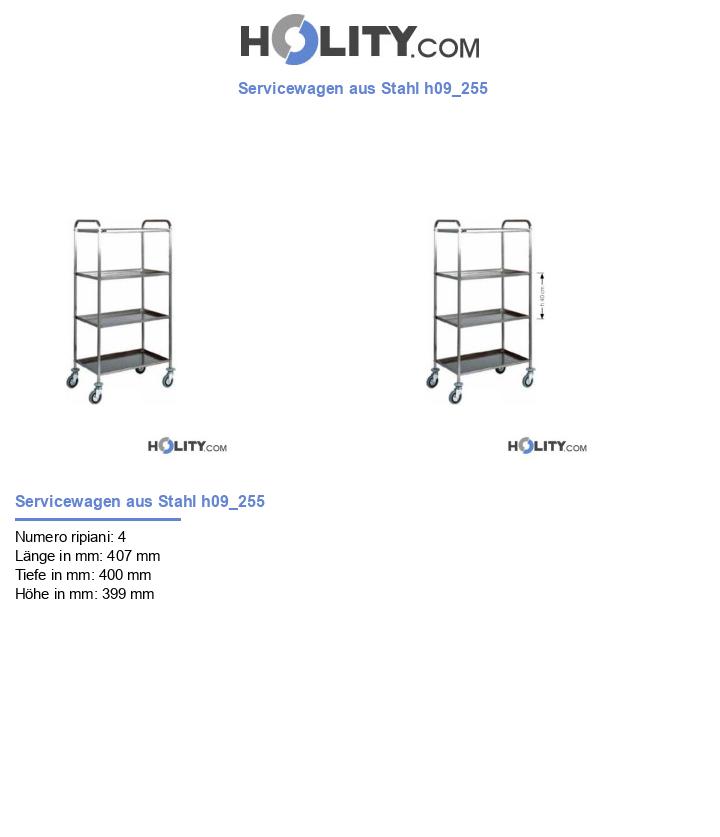 Servicewagen aus Stahl h09_255