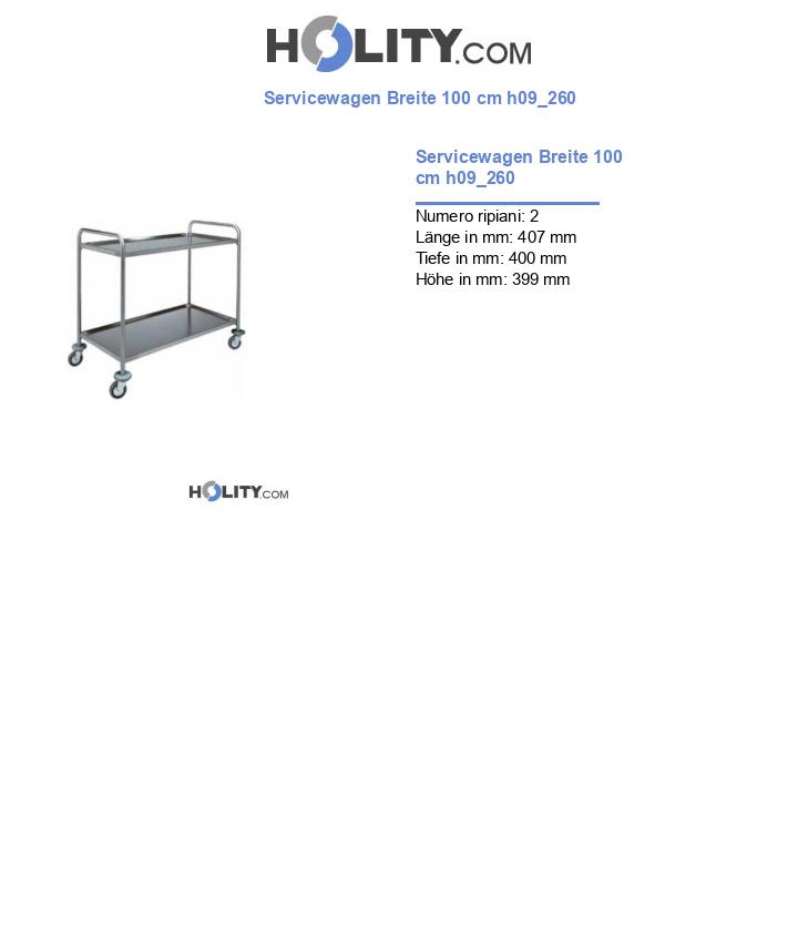 Servicewagen Breite 100 cm h09_260