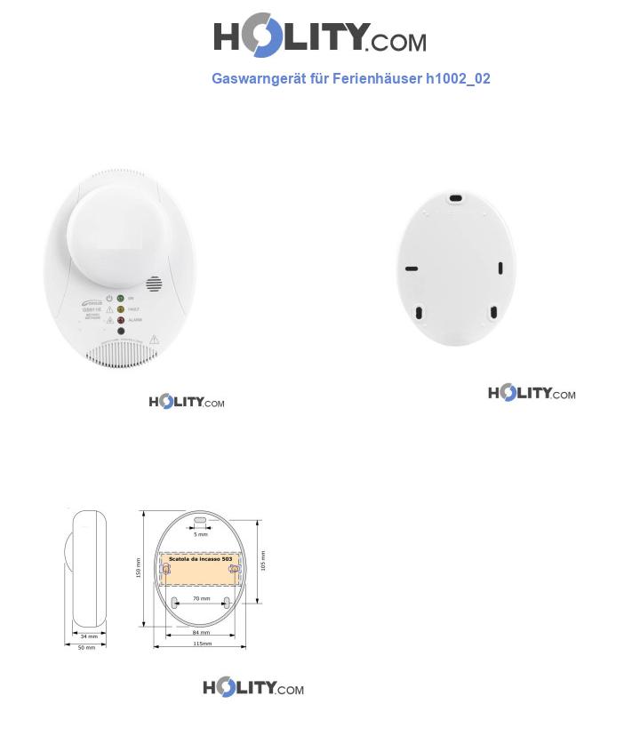 Gaswarngerät für Ferienhäuser h1002_02