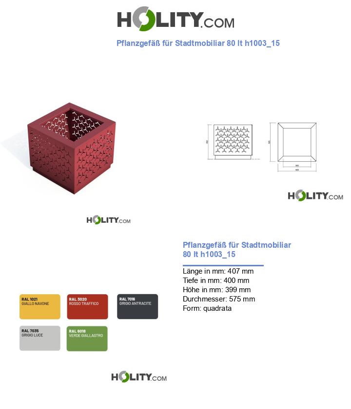 Pflanzgefäß für Stadtmobiliar 80 lt h1003_15
