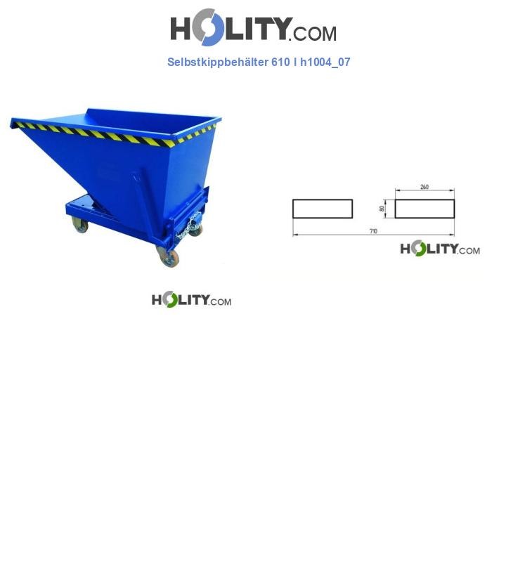 Selbstkippbehälter 610 l h1004_07
