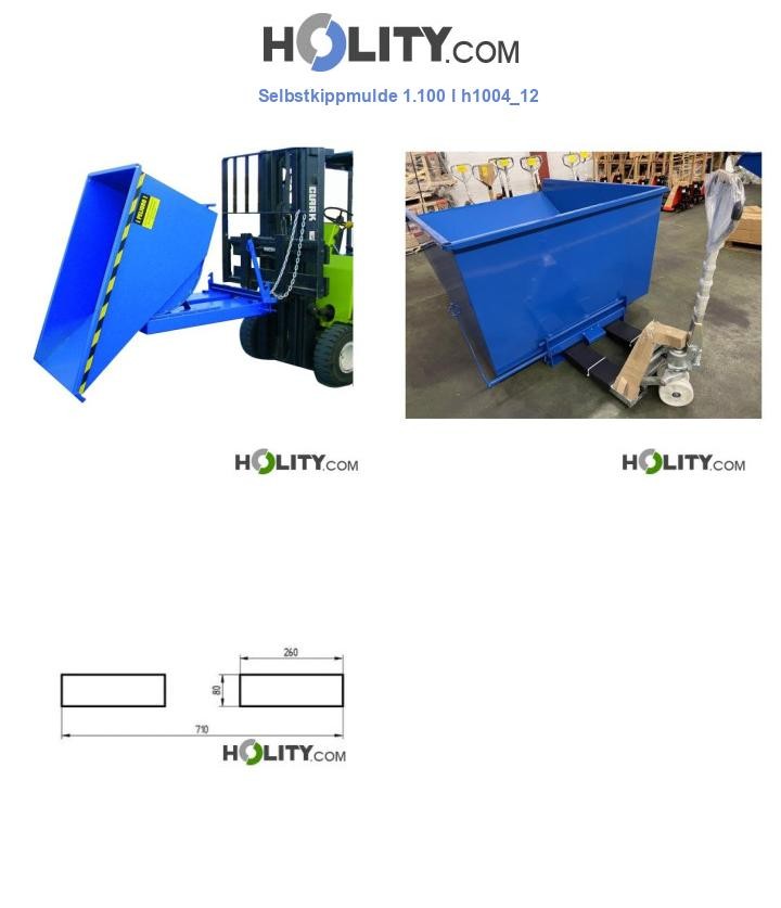 Selbstkippmulde 1.100 l h1004_12
