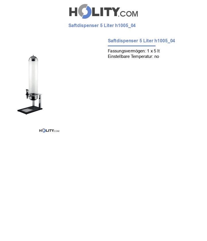 Saftdispenser 5 Liter h1005_04