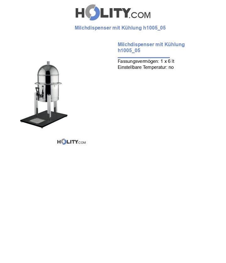 Milchdispenser mit Kühlung h1005_05