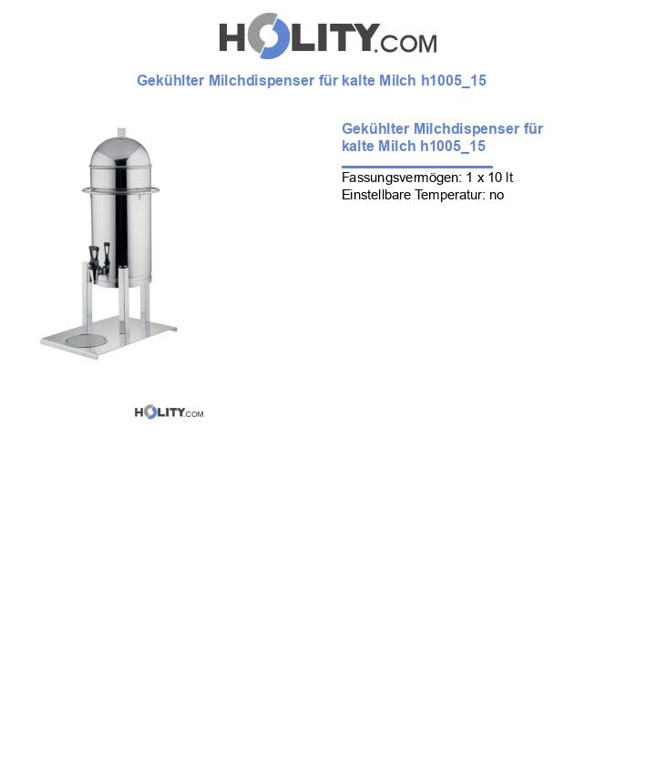 Gekühlter Milchdispenser für kalte Milch h1005_15