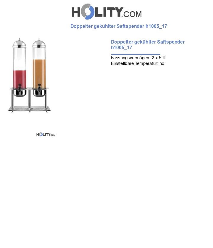 Doppelter gekühlter Saftspender h1005_17
