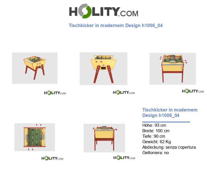 Tischkicker in modernem Design h1006_04