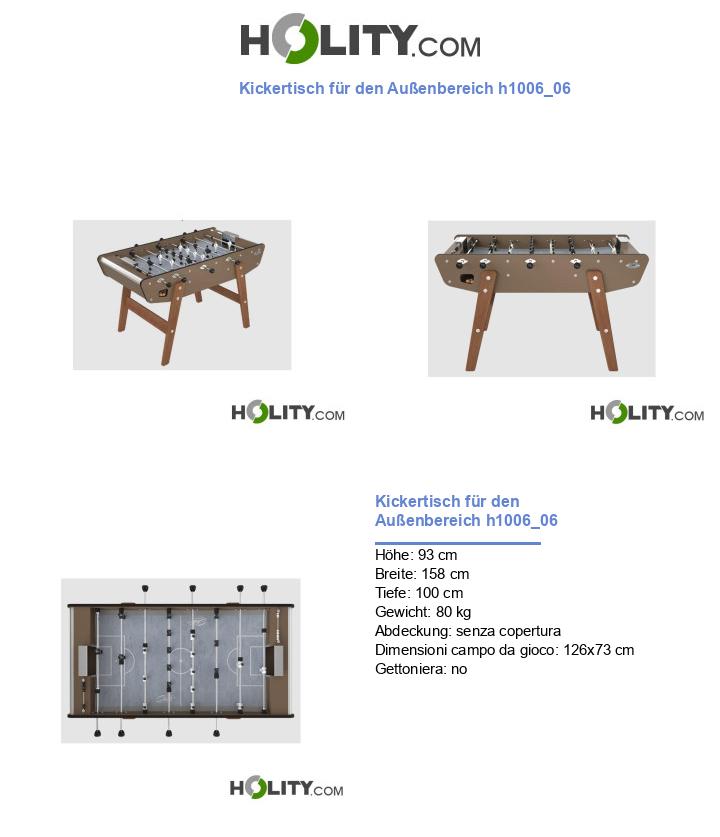 Kickertisch für den Außenbereich h1006_06