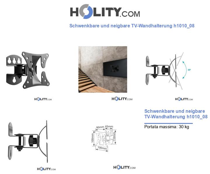 Schwenkbare und neigbare TV-Wandhalterung h1010_08