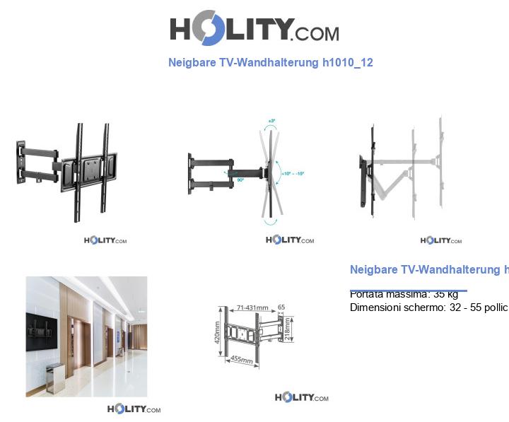 Neigbare TV-Wandhalterung h1010_12