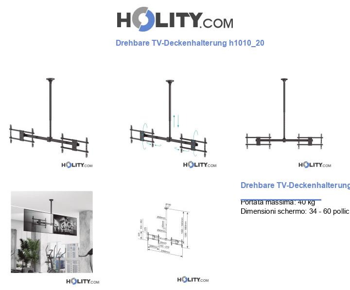 Drehbare TV-Deckenhalterung h1010_20