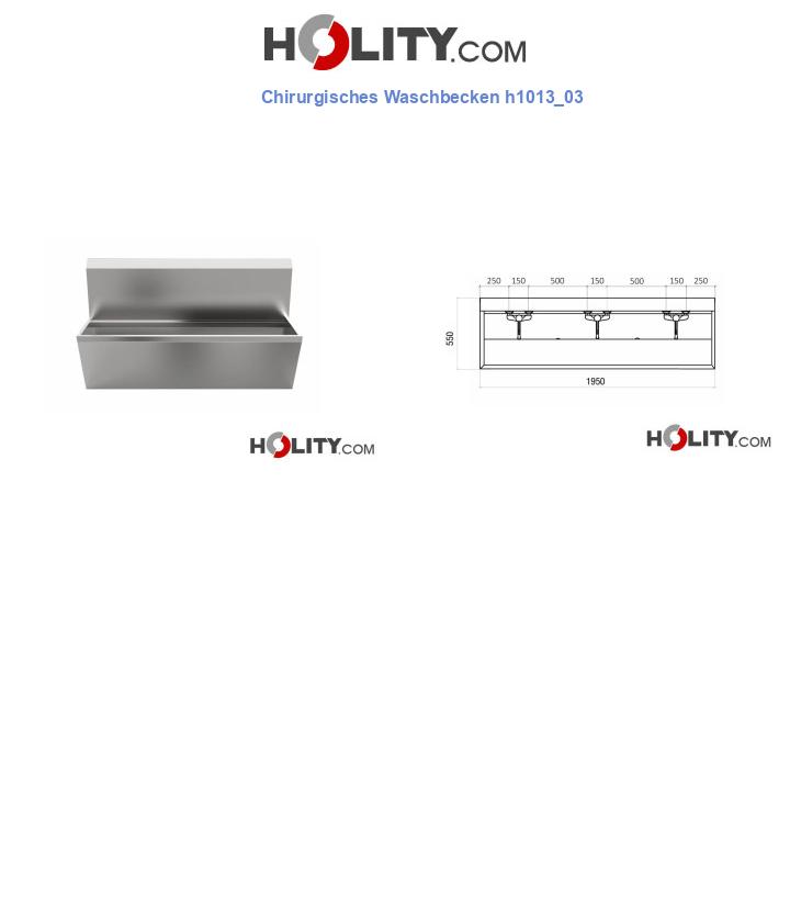 Chirurgisches Waschbecken h1013_03