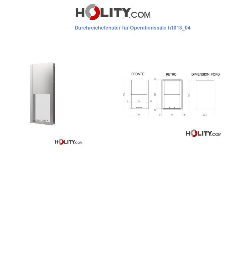 Durchreichefenster für Operationssäle h1013_04