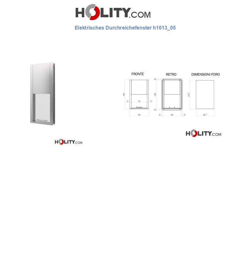 Elektrisches Durchreichefenster h1013_05