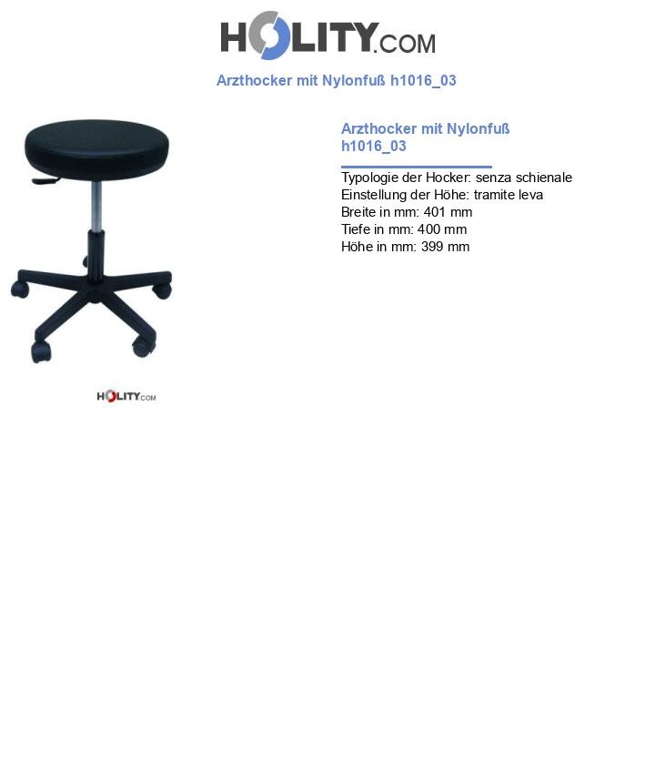 Arzthocker mit Nylonfuß h1016_03