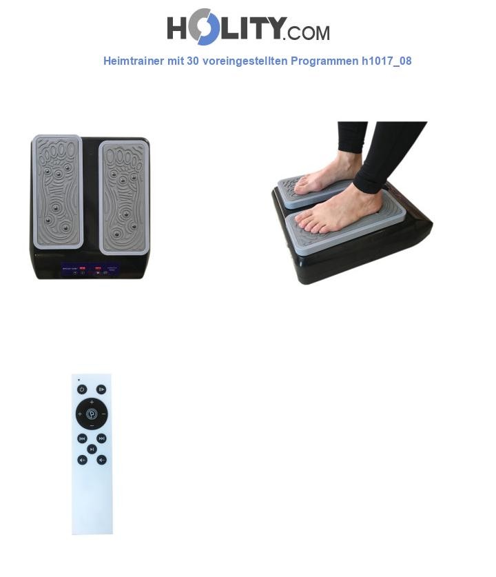 Heimtrainer mit 30 voreingestellten Programmen h1017_08