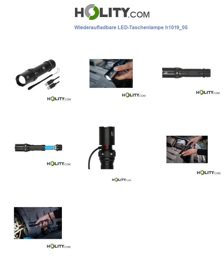 Wiederaufladbare LED-Taschenlampe h1019_05
