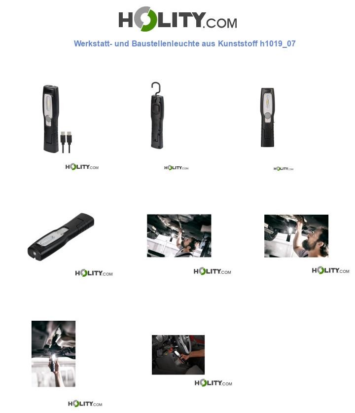 Werkstatt- und Baustellenleuchte aus Kunststoff h1019_07