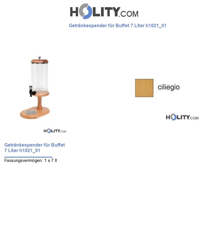 Getränkespender für Buffet 7 Liter h1021_01
