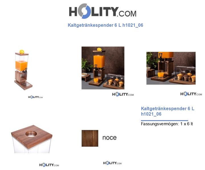 Kaltgetränkespender 6 L h1021_06