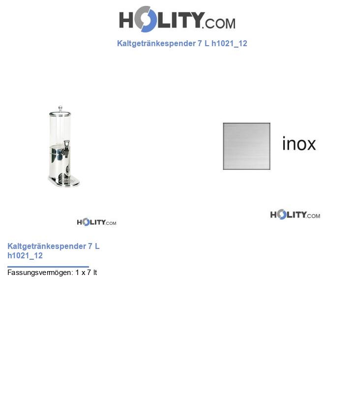 Kaltgetränkespender 7 L h1021_12