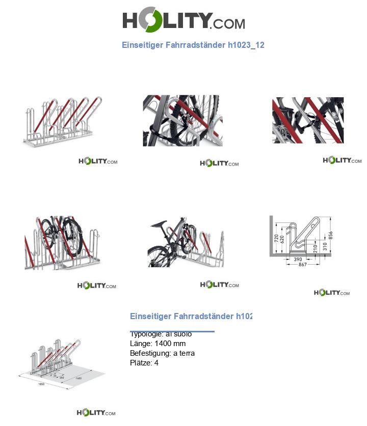 Einseitiger Fahrradständer h1023_12