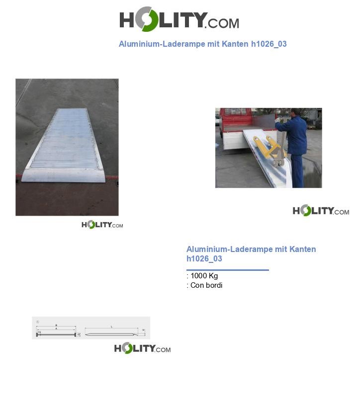 Aluminium-Laderampe mit Kanten h1026_03
