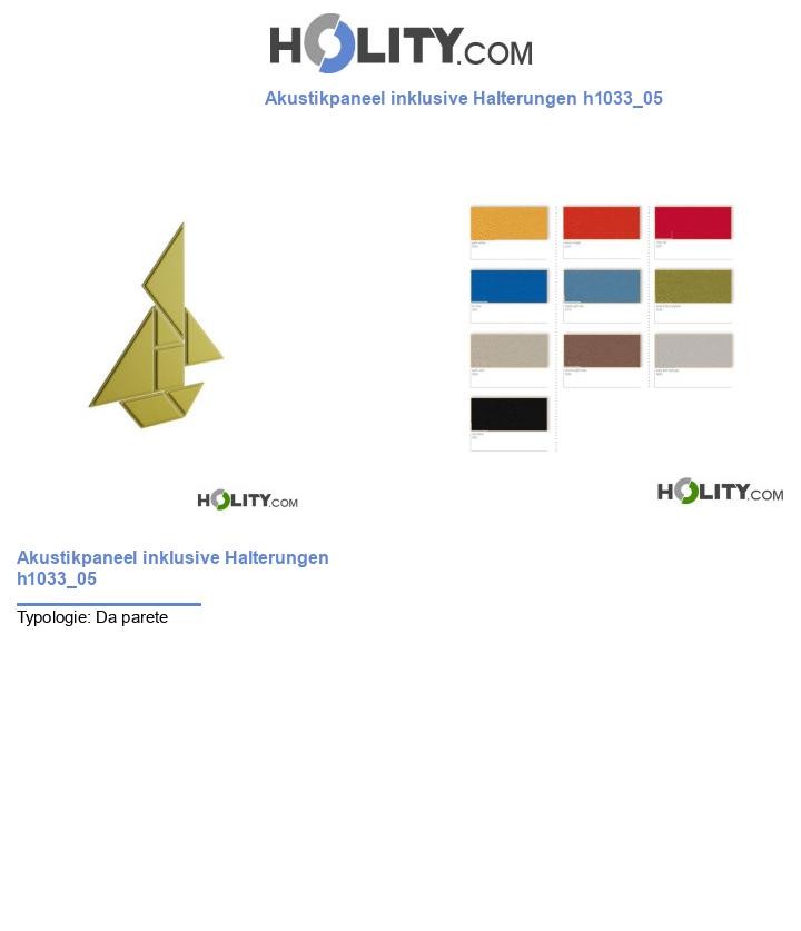 Akustikpaneel inklusive Halterungen h1033_05