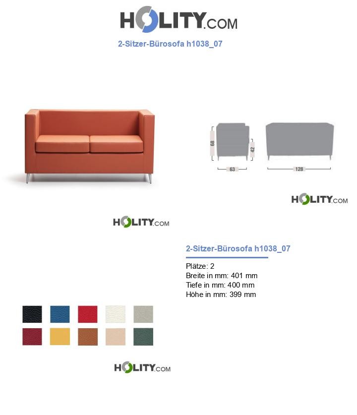 2-Sitzer-Bürosofa h1038_07