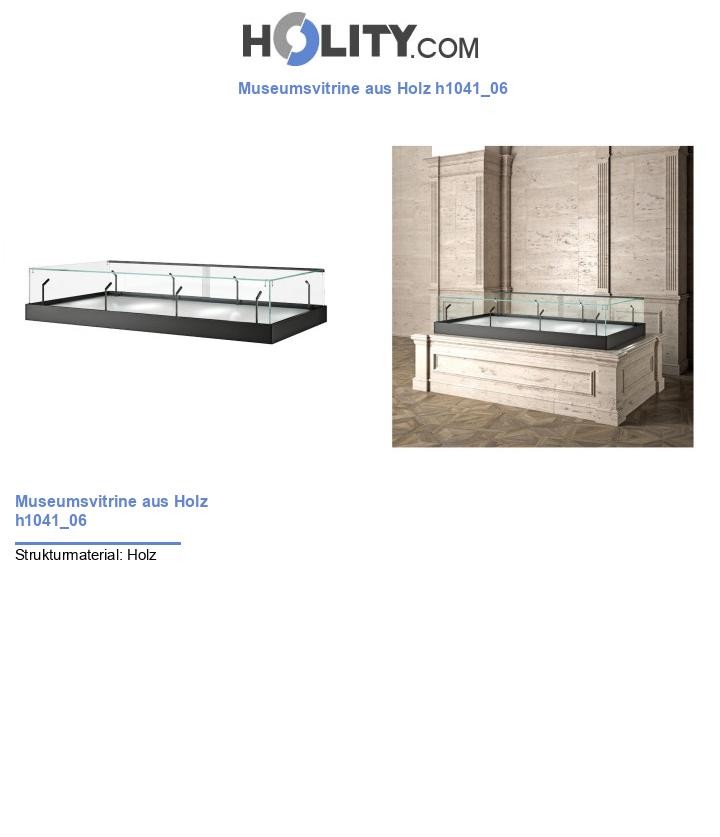 Museumsvitrine aus Holz h1041_06